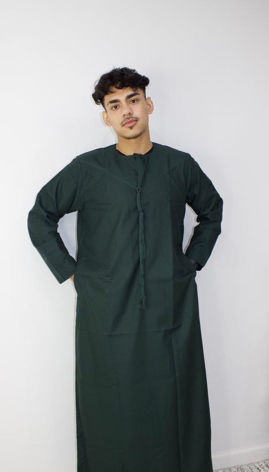 Emirati Thobe (Emerald Green)