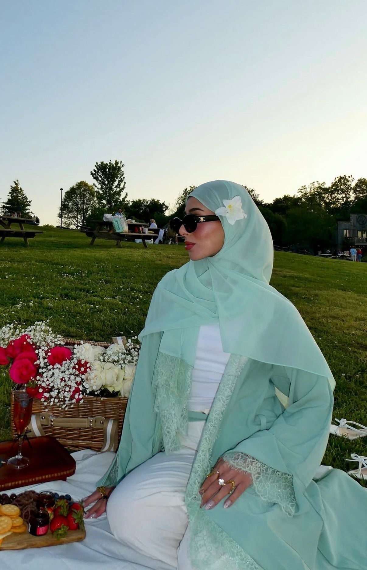 Zahra (زهراء) Sage Green