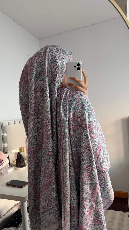 Pashmina Abaya with Stone