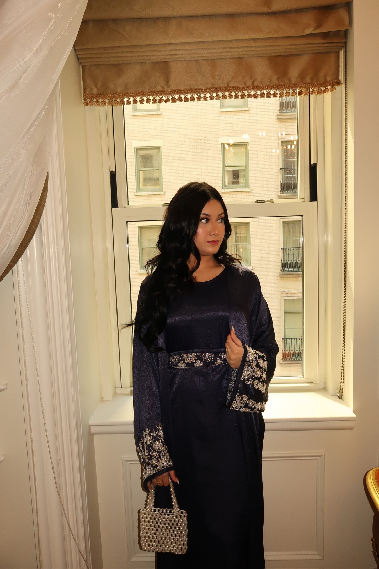 Zaina (زينة) Navy Blue