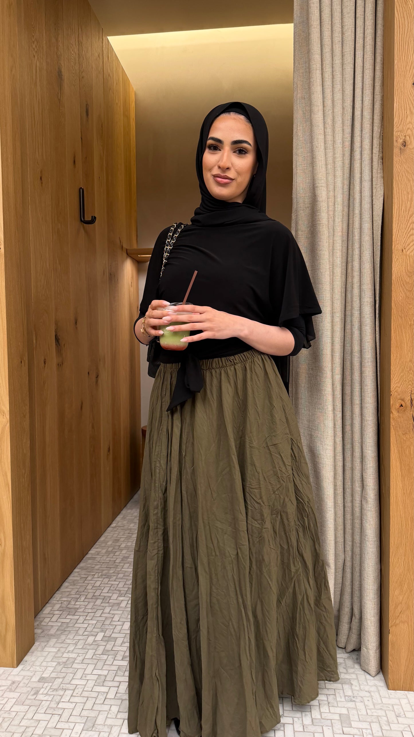 Olive Green Skirt