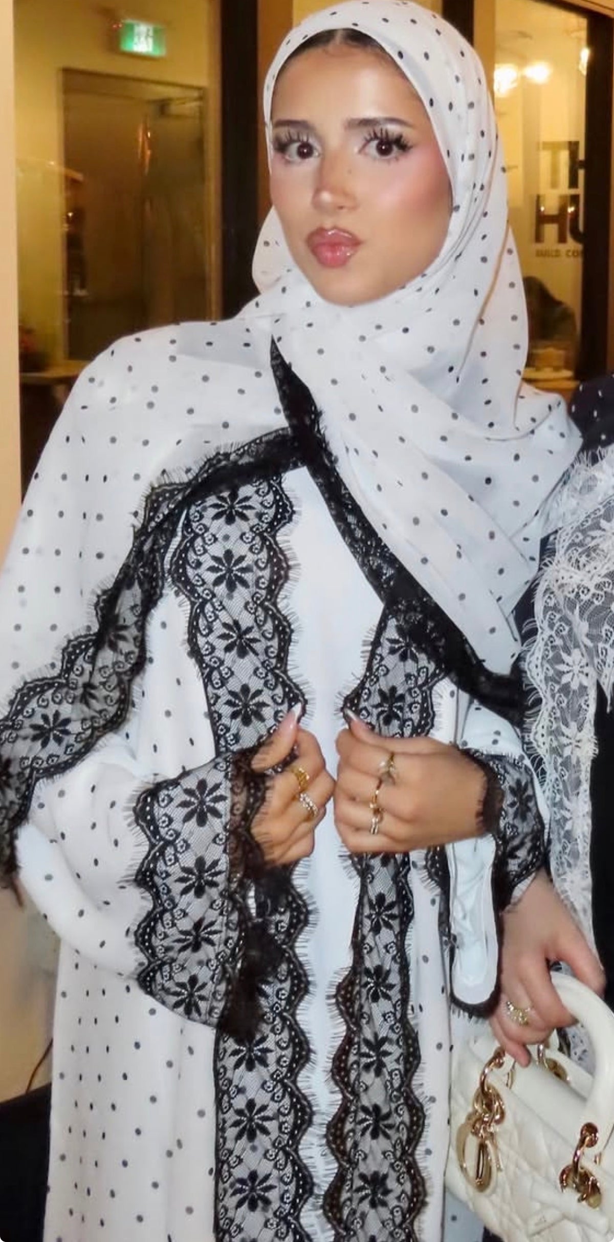 Polka Dot White