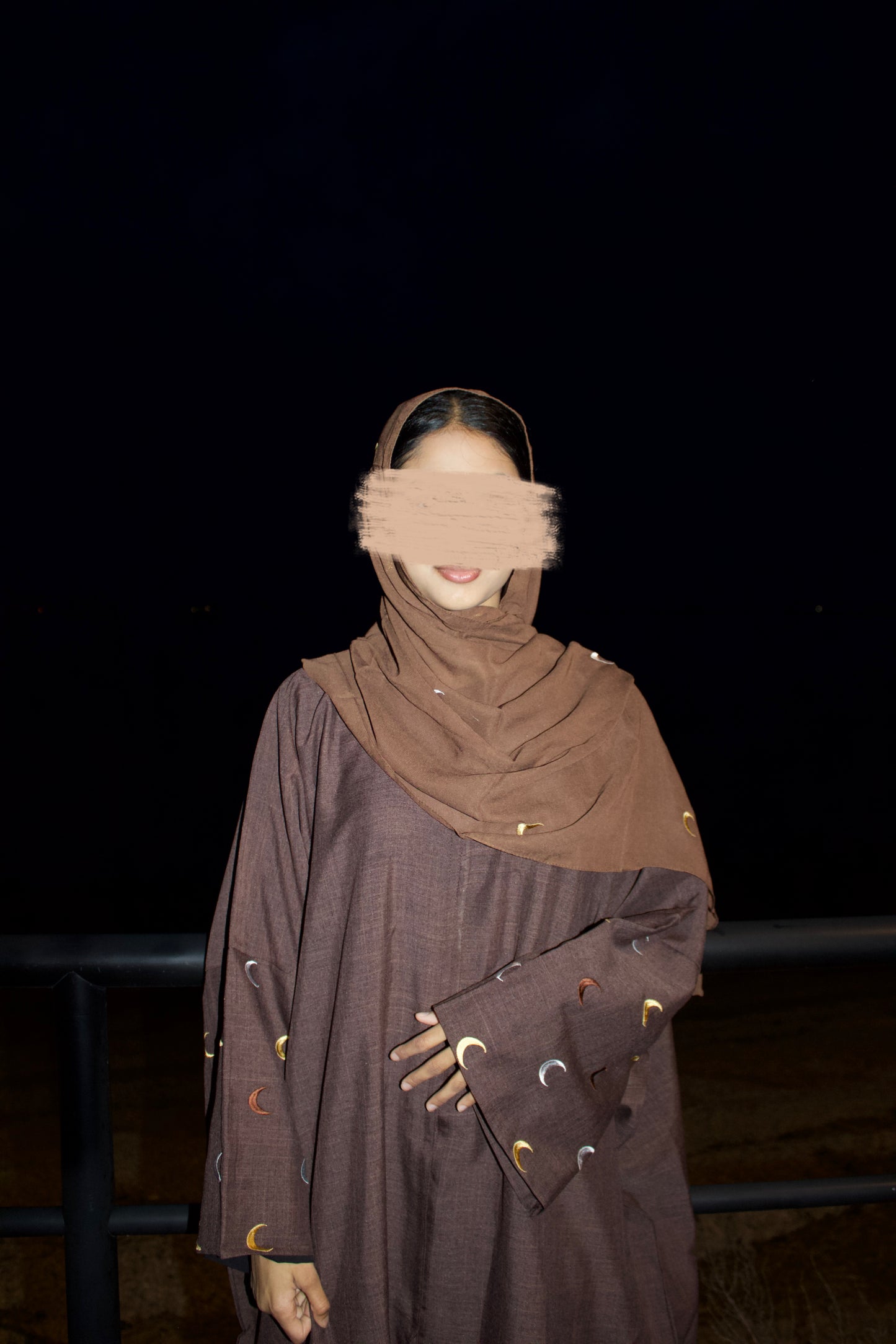 Brown Hilal Abaya