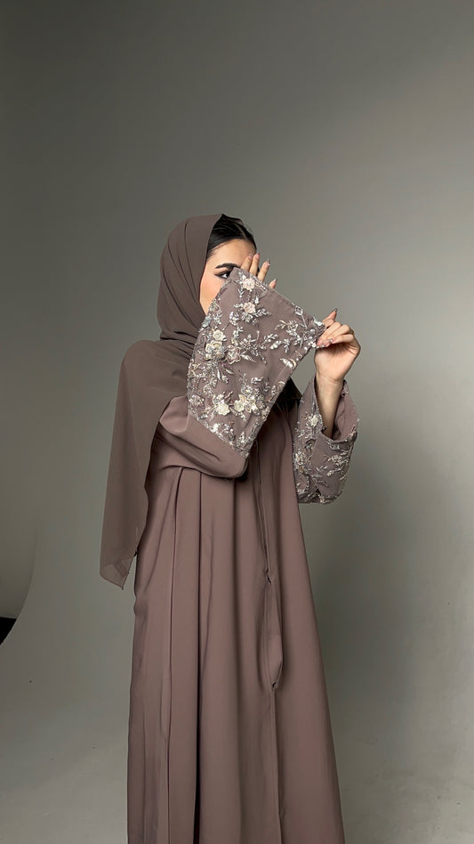 Tabarek Abaya (Mauve)