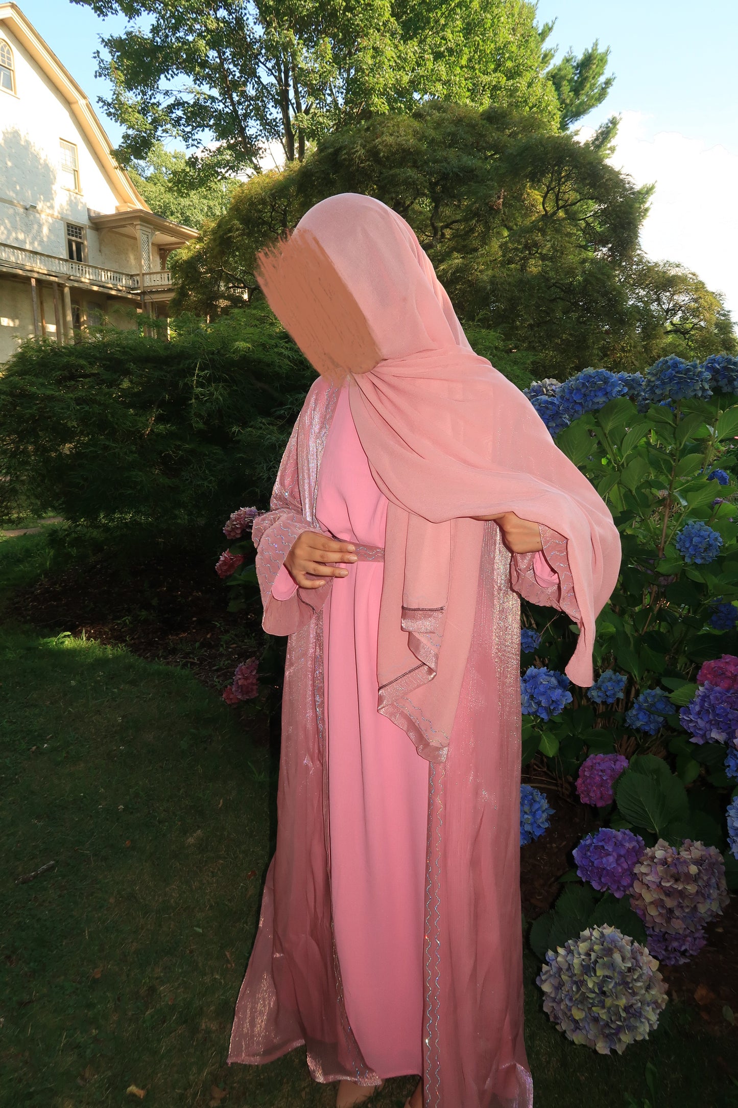 Asiya Abaya in Pink