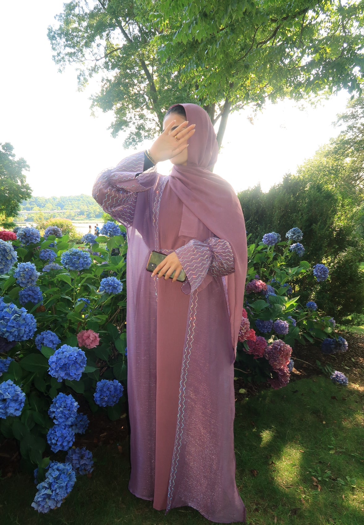 Asiya Abaya in Purple