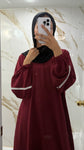 Slip dress w stone (red)