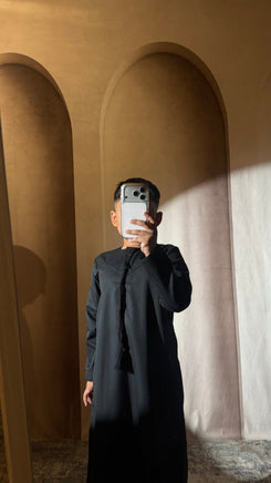 Toddler Black Emirati Thobe