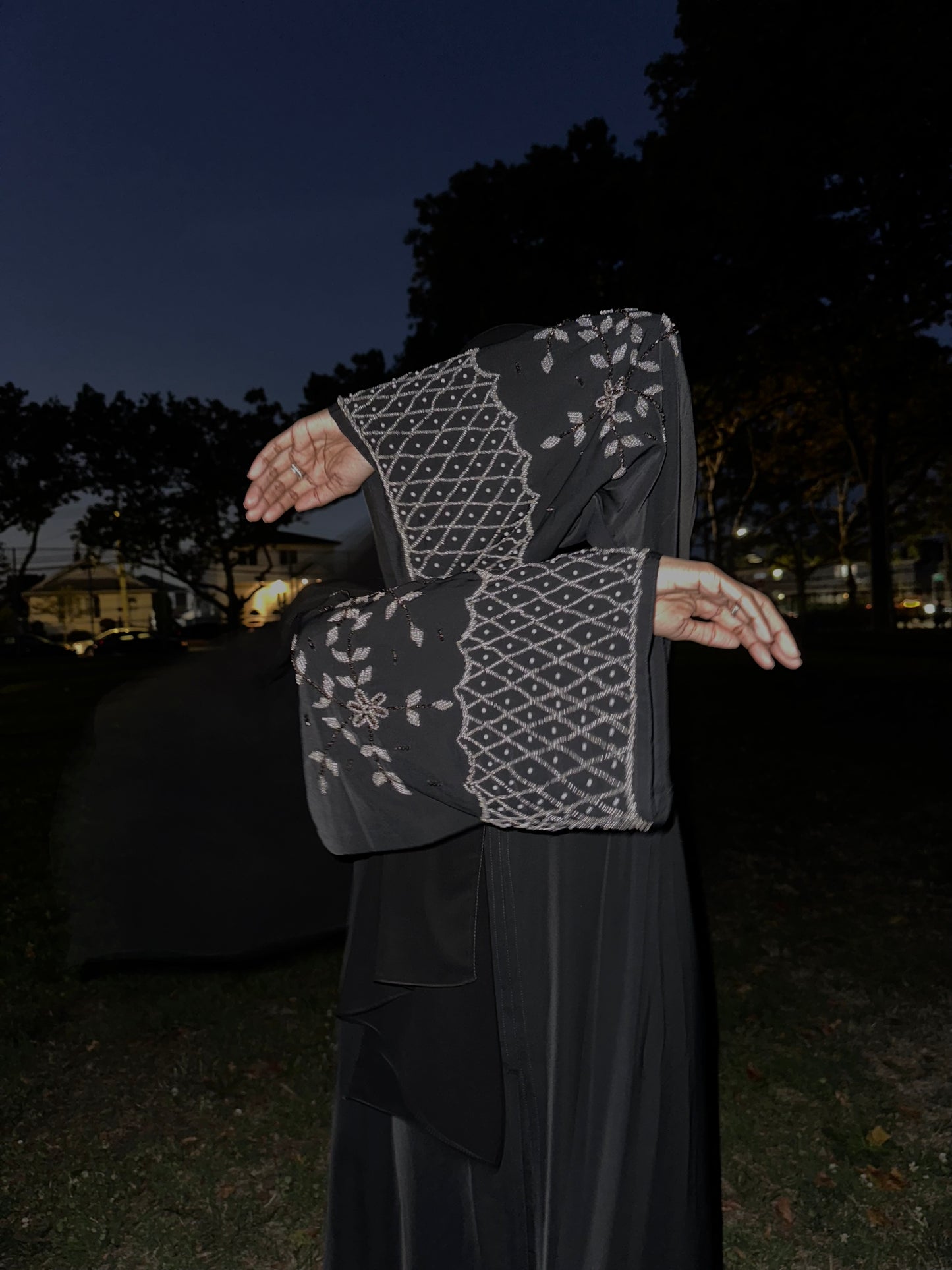 Bisma Abaya in Black