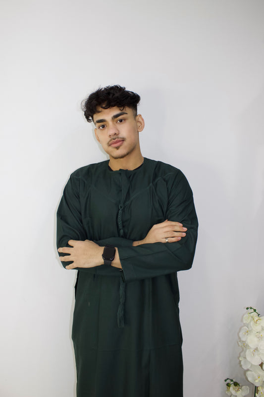 Emirati Thobe (Emerald Green)