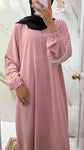 Slip dress w stone (pink)