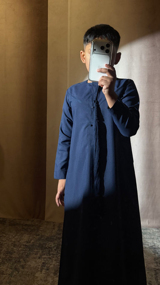 Toddler Navy Blue Emirati Thobe