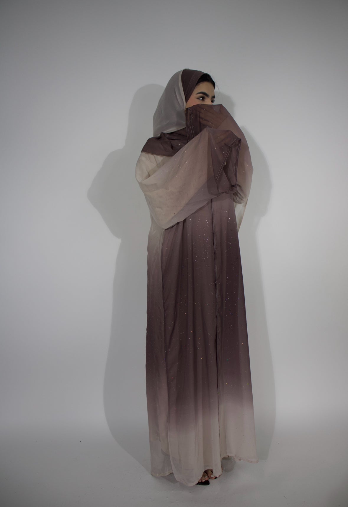 Ombré abaya (lavender)