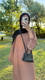 Slip dress burnt orange