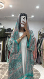 Pashmina Abaya with Stone