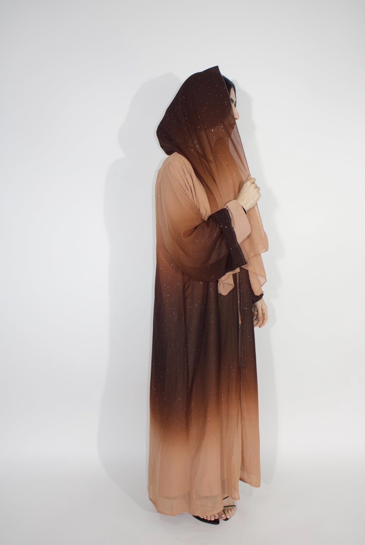 Ombré abaya (brown)