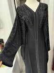 Butterfly Abaya Black