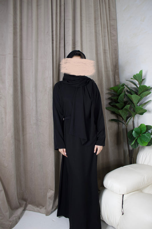 Jahara Abaya in black