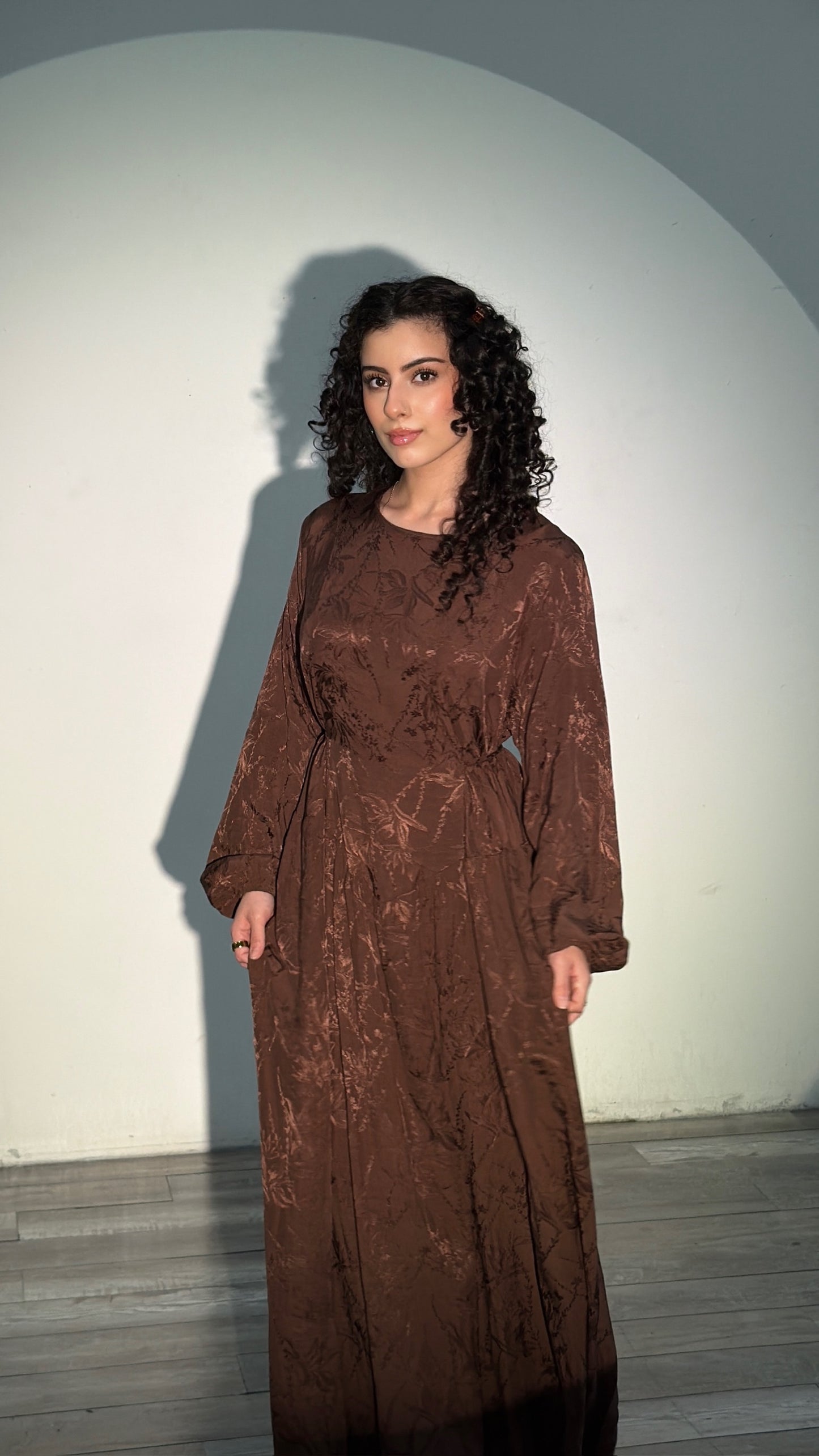 Mireya Dress - Brown