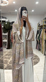 Pashmina Abaya with Stone