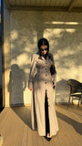 Amirah (أميرة) Light Gray Coat Abaya