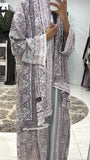 Pashmina Abaya with Stone