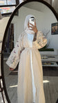 Floral Linen beige
