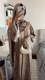 Pashmina Abaya with Stone