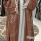 Pashmina Abaya with Stone