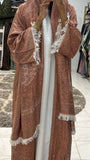 Pashmina Abaya with Stone