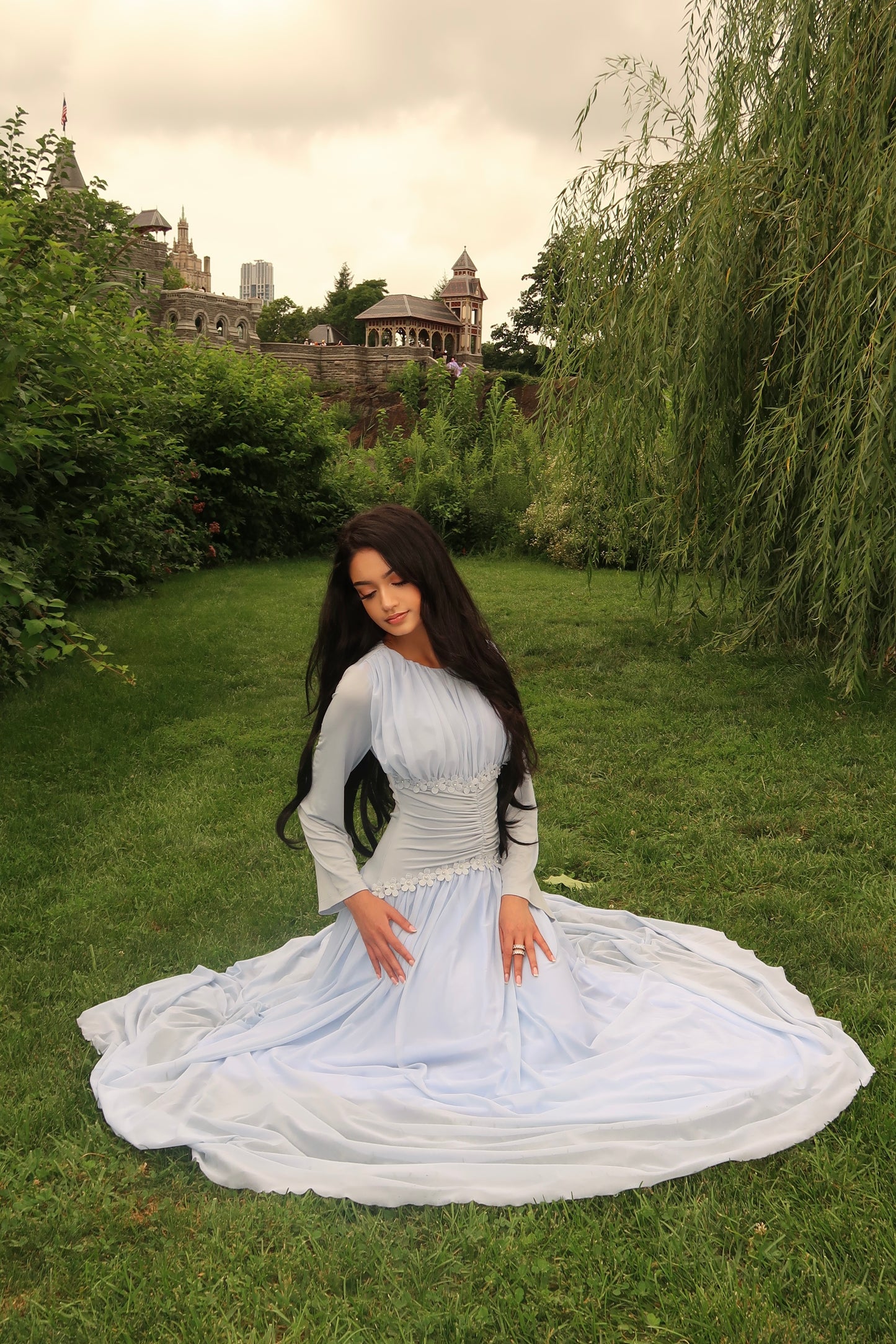 Esme Dress (Baby Blue)