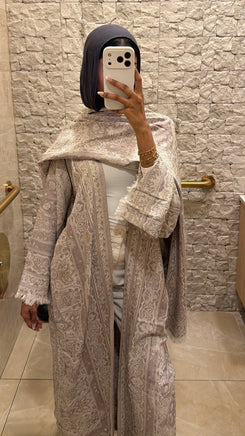 Pashmina Abaya WITHOUT Stone