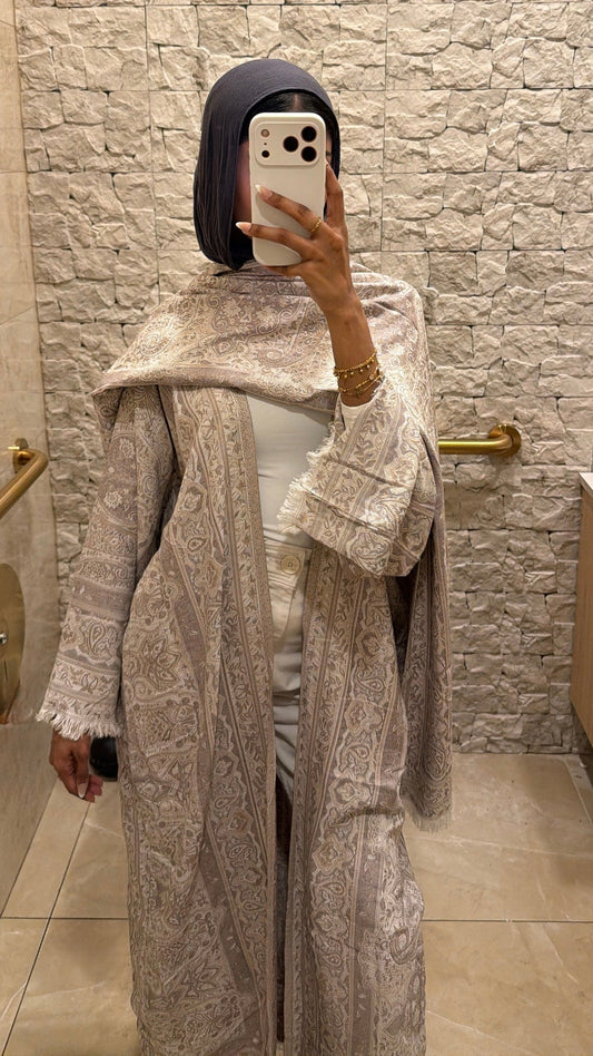 Pashmina Abaya WITHOUT Stone