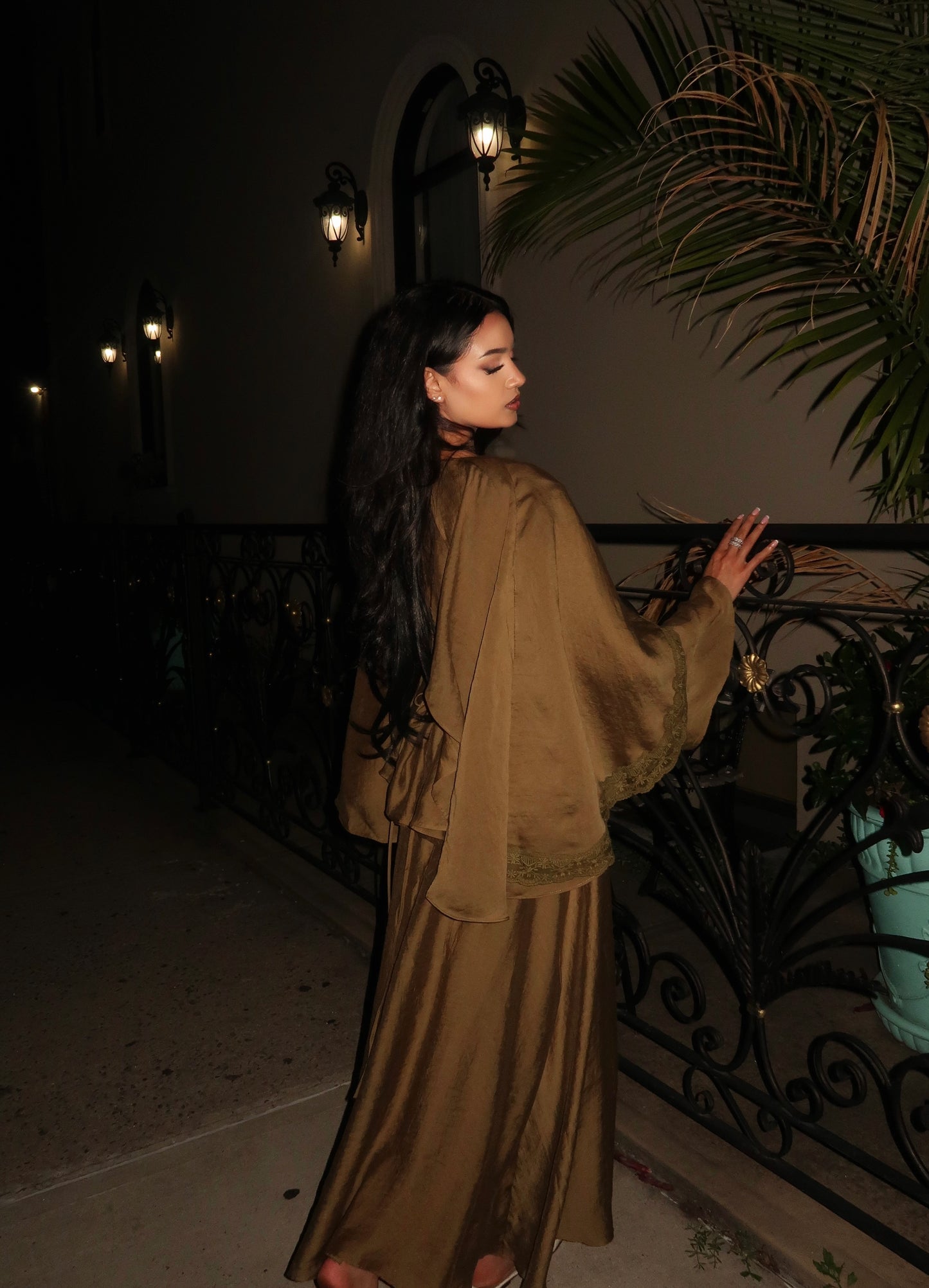 Olive Green Skirt