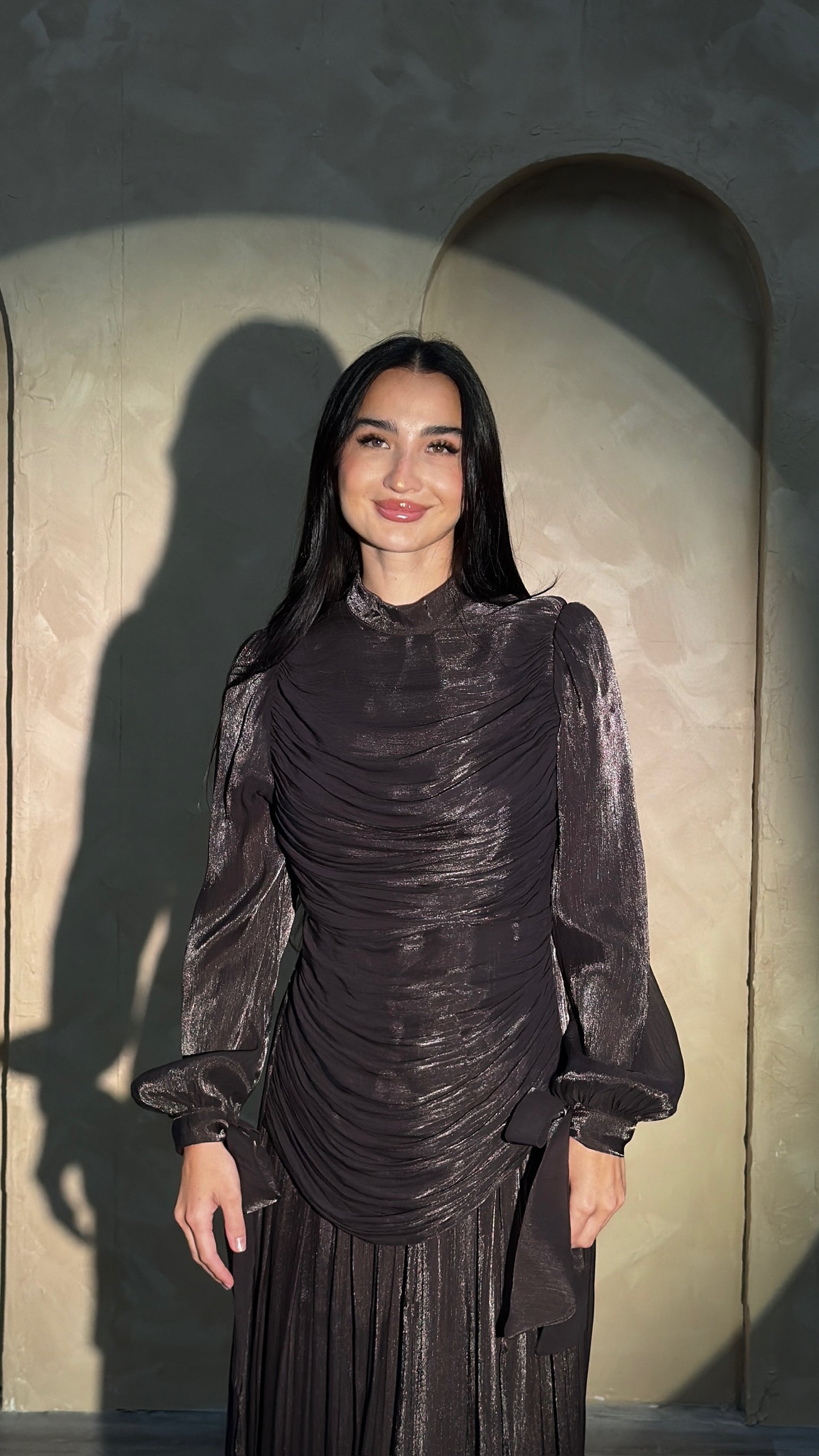Zaria Dress – Chocolate Brown