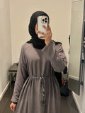 Gray Slip Dress