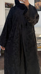 Black butterfly abaya