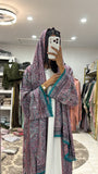 Pashmina Abaya with Stone
