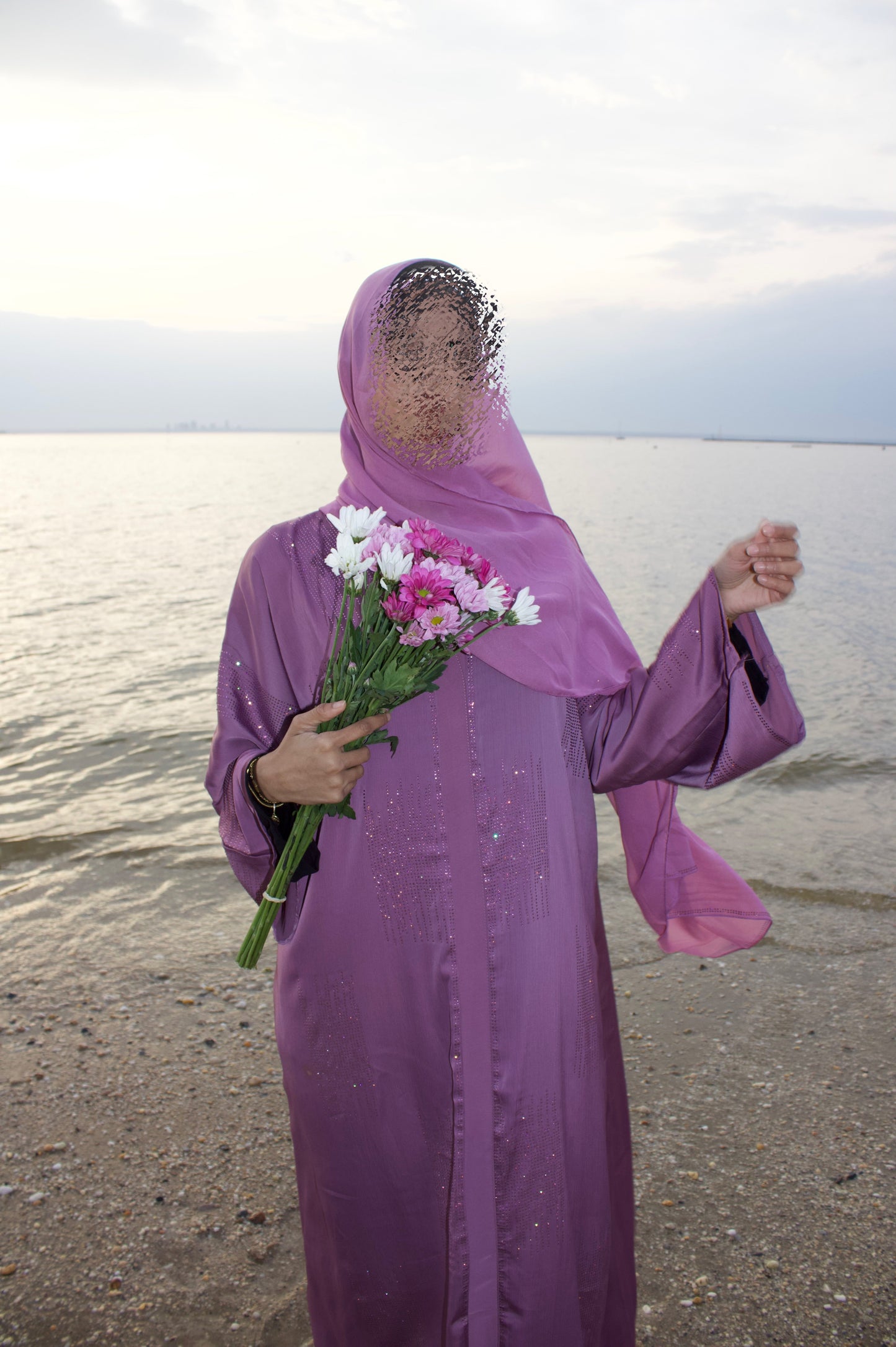 Sayfa Abaya in Purple