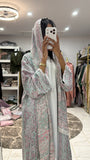 Pashmina Abaya with Stone