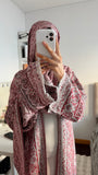 Pashmina Abaya with Stone