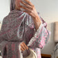 Pashmina Abaya with Stone