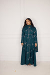 Najwa (نجوى) Blue w Silver
