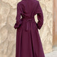 Amirah (أميرة) Magenta Coat Abaya