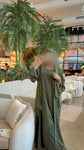Nazeera نذيرة in Olive green