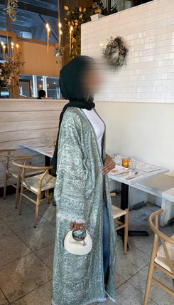Pashmina Abaya WITHOUT Stone