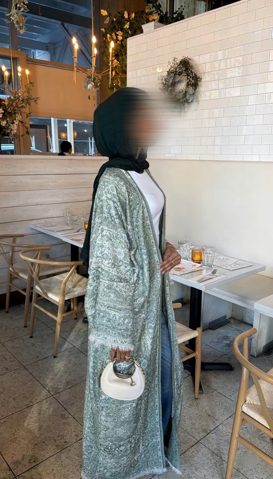 Pashmina Abaya WITHOUT Stone