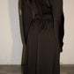 Amelia Satin Dress – Black