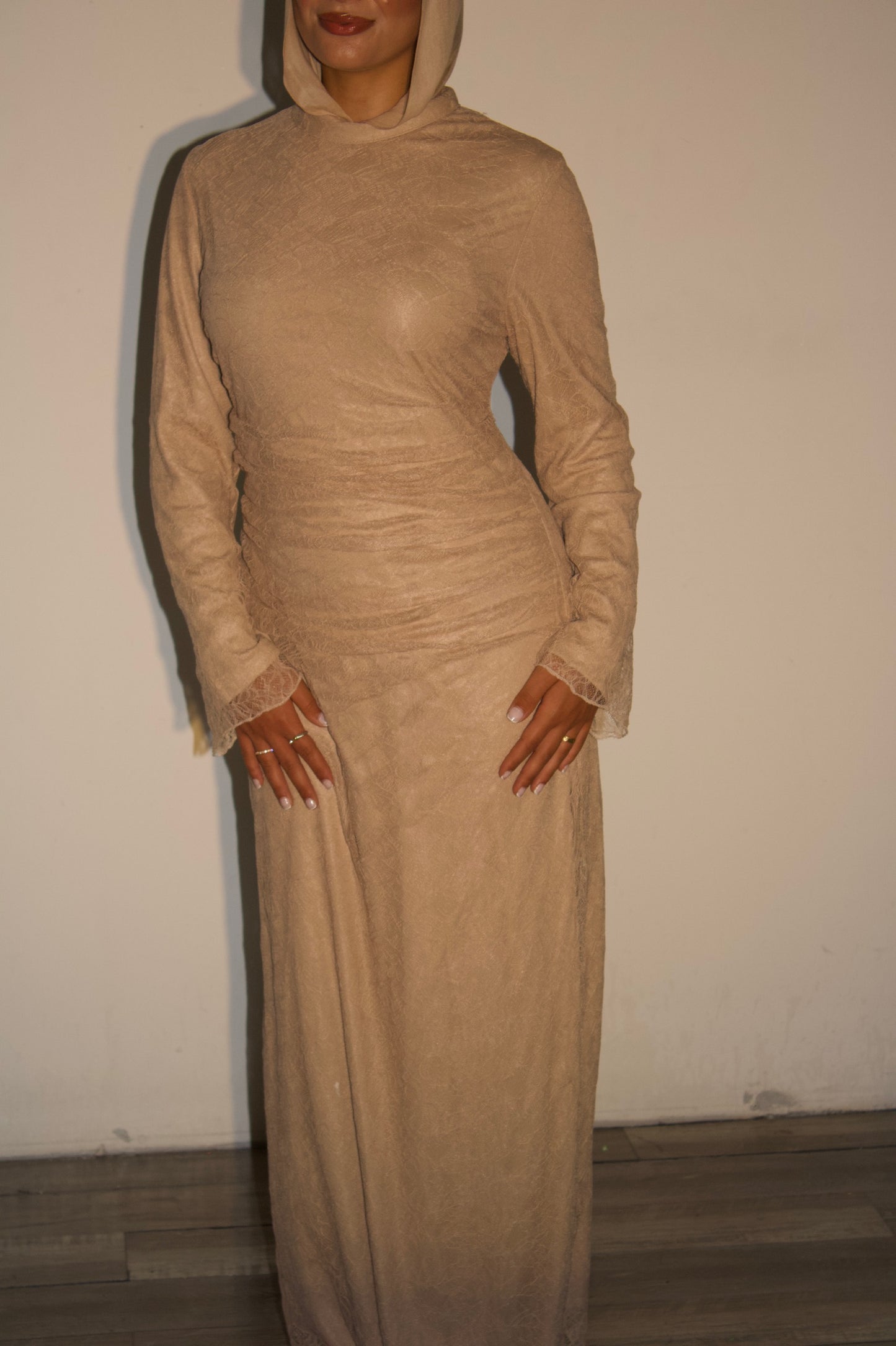Éloise Lace Dress - Beige
