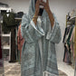 Pashmina Abaya with Stone